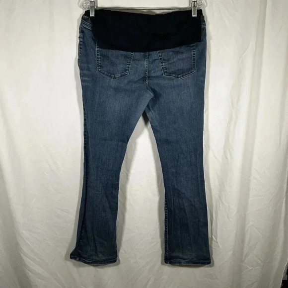 isabel Maternity Jeans Women's 14 Medium Wash Pull On Stretchy - Picture 5 of 10